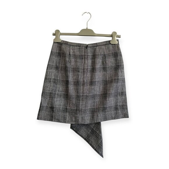 Isabel Marant Doleyli Draped Checked Cotton-blend Mini Skirt, Size 36EU, NWT - Picture 4 of 15